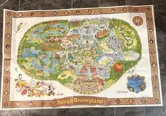 【レア】東京ディズニーランド ガイドマップ　ポスター　1983年 レア】東京ディズニーランド ガイドマップ ポスター 1983年 レア