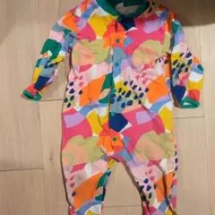 H&M カラフル総柄 ロンパース 92cm