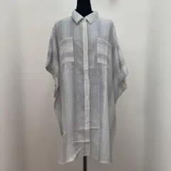 ルピリアン　オーバーサイズ　ストライプ 半袖 チュニックシャツ　新品