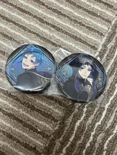 ツイステ フロイドリーチ ジェイドリーチ 式典服 缶バッチ ガチャ