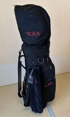 良品　TUMI トゥミ ゴルフ キャディバッグ 22189D4 黒 ブラック TUMI ゴルフ キャディバッグ 22189D4 良品 TUMI トゥミ ゴルフ