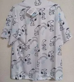 スヌーピー　総柄　dryTシャツ　半袖　メンズXLのサムネイル