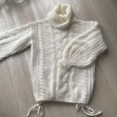 dazzlin タートルチュニックニット