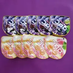 UHA味覚糖 コロロ 清水白桃＆巨峰 １０袋のサムネイル