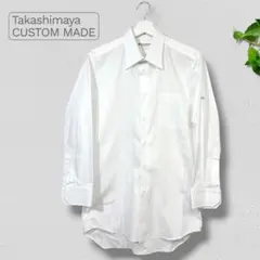 Takashimaya CUSTOM MADE 長袖シャツ ホワイト　M〜Lのサムネイル
