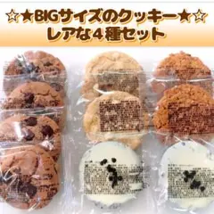 香月堂アウトレット　定番人気＆季節限定♪♡BIGサイズのクッキー♡レア４種セット