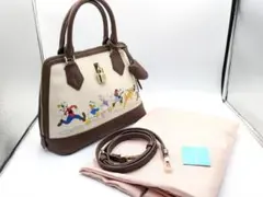 サマンサタバサ　ディズニー100 ミッキー&フレンズ ショルダー ハンドバッグ