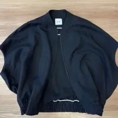 希少・美品】SISE シセ/バルーンスリーブレスブルゾン・ベスト/黒