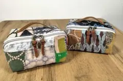 【専用】/カケラパッチポンピア　トレイ型化粧ポーチ/ペンケースメガネ