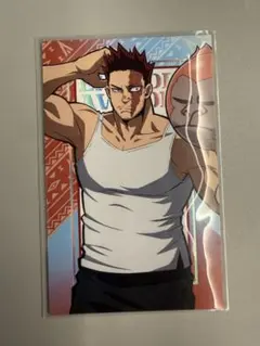ヒロアカ アニマルビーチボールVer. 缶バッジ エンデヴァー ステッカー