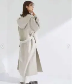 ロペ　ROPE スリットリバーフーディーコート　38