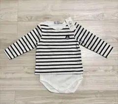 プチバトー 24m マリニエール 長袖 ロンパース