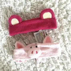 新品未使用タグ付き　トイストーリー　ヘアバンド　ハム　ロッツォ　2点