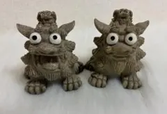 新品】シーサー 信楽焼 ペア 2体1対 魔除け 置物 陶器 守り神 風水 