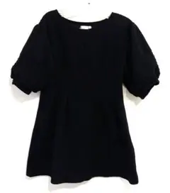 RIVIETTA リビエッタ チュニック　ふんわりスリーブ　黒
