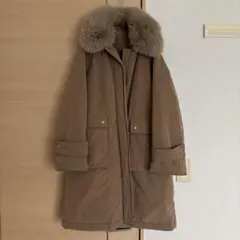 美品⭐︎ナチュラルミストクラス エコファー付きコート