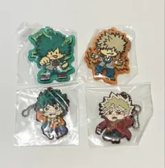 僕のヒーローアカデミア　爆豪勝己　緑谷出久　ラバーキーホルダー　ストラップ
