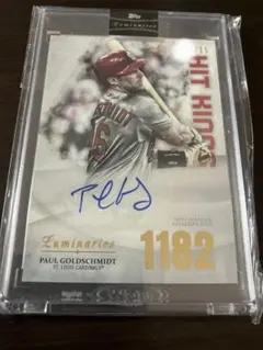 topps luminaries paul goldschmidt auto