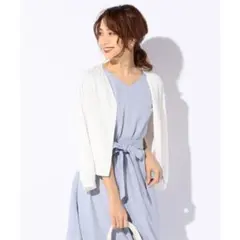 any SIS【M】コンパクトブルゾン　ホワイト系　フェミニン可愛いお出かけのサムネイル