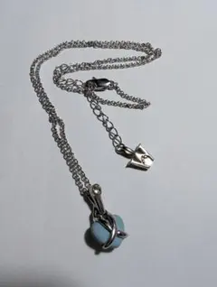 WEDGWOOD 水色ハート型ネックレス