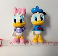 ドナルド デイジー マスコット キーホルダー 2点セット ディズニー