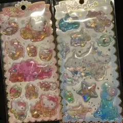 ウォーターインシール　ハローキティ　シナモロール　サンリオ