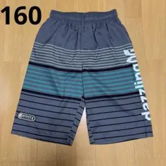 B/SHOCK サーフパンツ 水着 グレー ボーダー　160cm