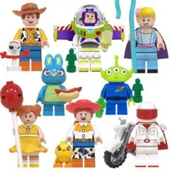 レゴ互換 ブロック8体 ミニフィグ トイストーリー バズ・ライトイヤー ウッディ