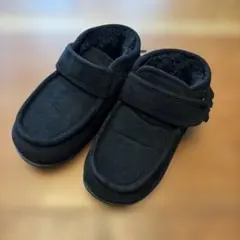 petit main キッズ ブーツ ブラック 18.0cm
