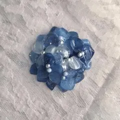 ★ふわりん様専用ページ★本物の紫陽花のフラワーブローチ