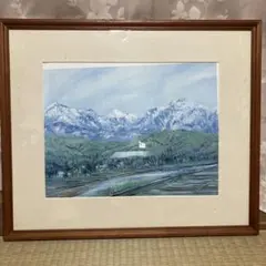 山口硯閉作 油彩画 風景画 額装 山岳 渓流 アート 山口硯閉作 油彩画 風景画 額装 山岳 渓流 アート - メルカリ