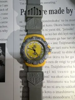 2026年最新】TAG HEUER 文字盤カラー：イエロー メンズ 腕時計