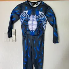 スパイダーマン風 キッズコスチューム 伸縮性あり
