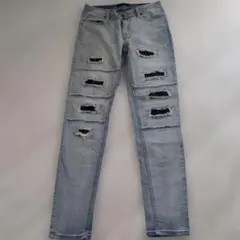 GUESS w76 デニムパンツ スキニー ダメージ ゲスのサムネイル