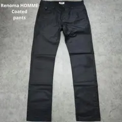 Renoma hommeブラック コーティング デニム　archive drip 2026年最新】renoma HOMME メンズ デニム・ジーンズの人気アイテム
