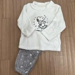 gu スヌーピー フリースパジャマ 120