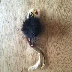 インコのブローチ　昭和　アンティーク　レトロ