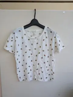 FOREVER 21 ハンバーガー柄 Tシャツ ホワイトのサムネイル