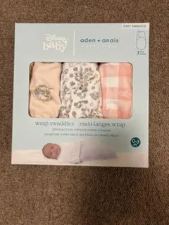 aden + anais ディズニープリンセス　スワドルラップ3枚セット