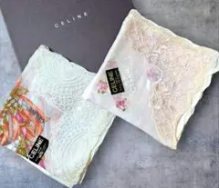 未使用 CELINE レース ハンカチセット●値下げXバラ売りXのサムネイル