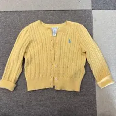 Ralph Lauren イエローカーディガン 12M