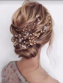 【送料込】ウエディング　ヘッドアクセサリー