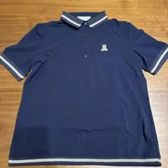 LANVIN SPORT ポロシャツ ネイビー ラメライン サイズ40のサムネイル