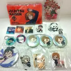 呪術廻戦 まとめ売り　キーホルダー　缶バッジ等　17点