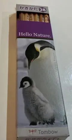 トンボ鉛筆 Hello Nature. 2B コウテイペンギン12本入りのサムネイル