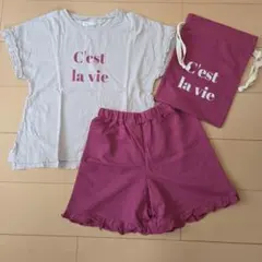 ikka　 Tシャツとショートパンツセット☆