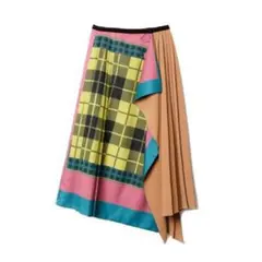 【REDYAZEL レディアゼル】 スカーフ柄ラップスカート