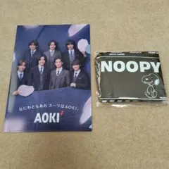 なにわ男子　クリアファイル、スヌーピーエコバッグ