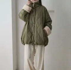 美品　apres jour clair 裏ボアキルティングジャケット