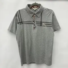 BURBERRY BRIT 半袖ポロシャツ バーバリーチェック グレー m613のサムネイル
